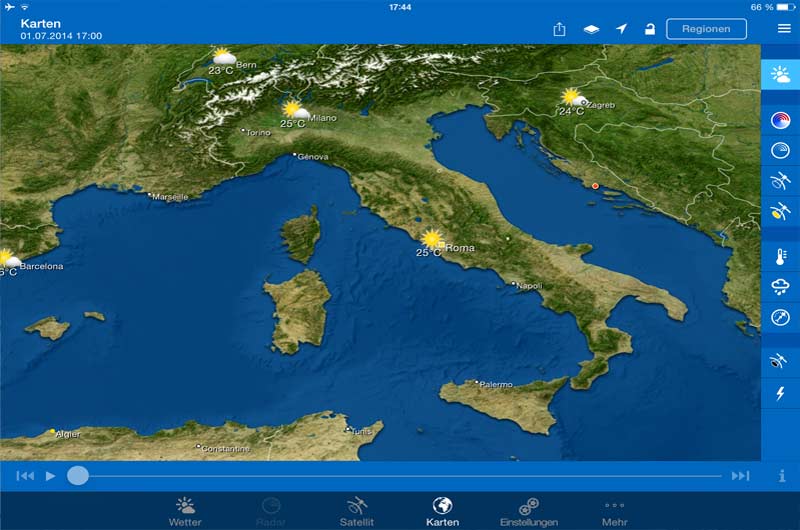 Wetter Apps Seewetter für Bootsfahrer 03